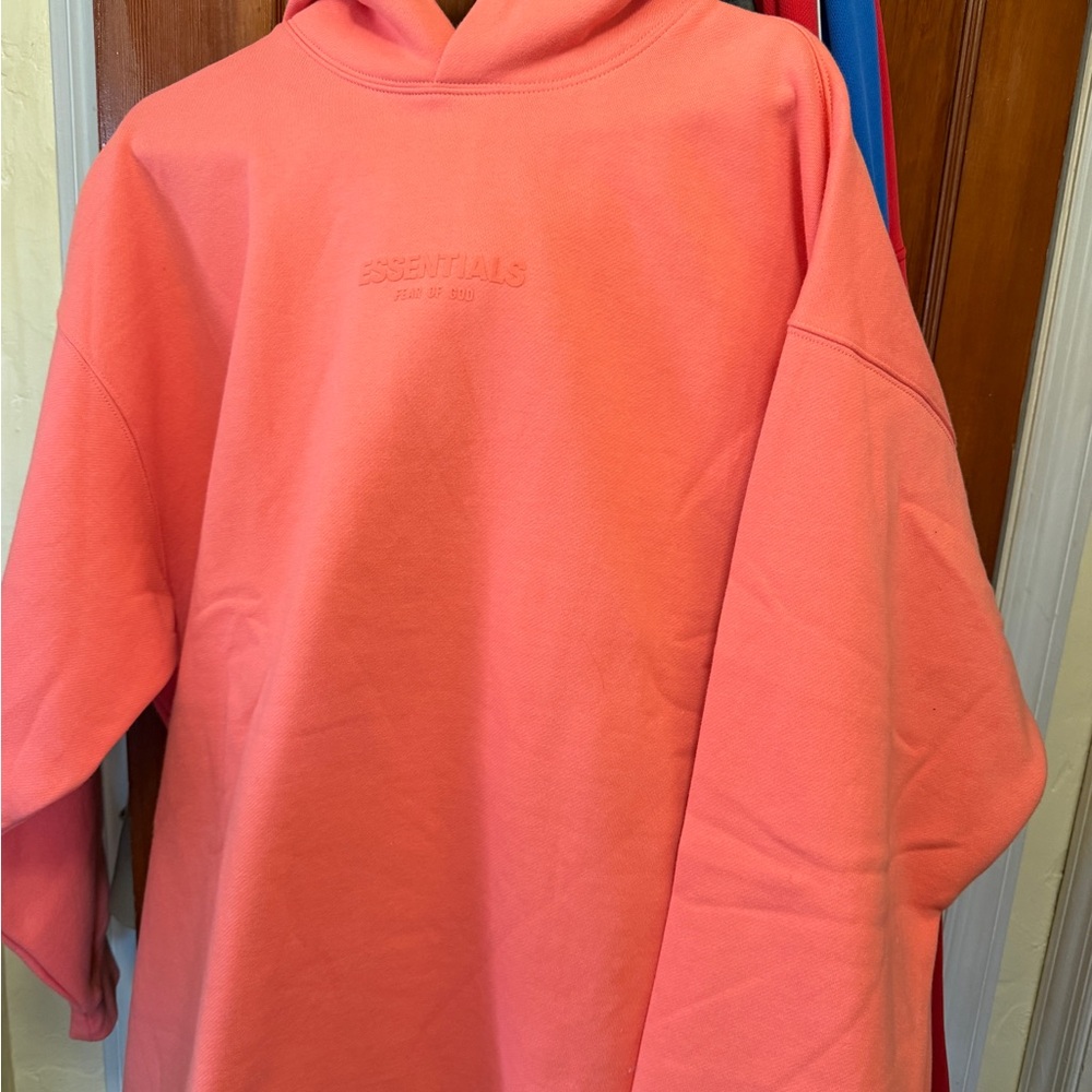 Essentials Coral Hoodie